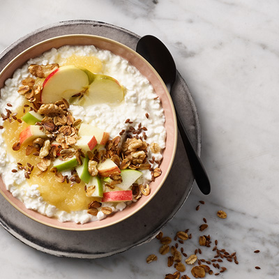 Apfel- Haferflocken Bowl