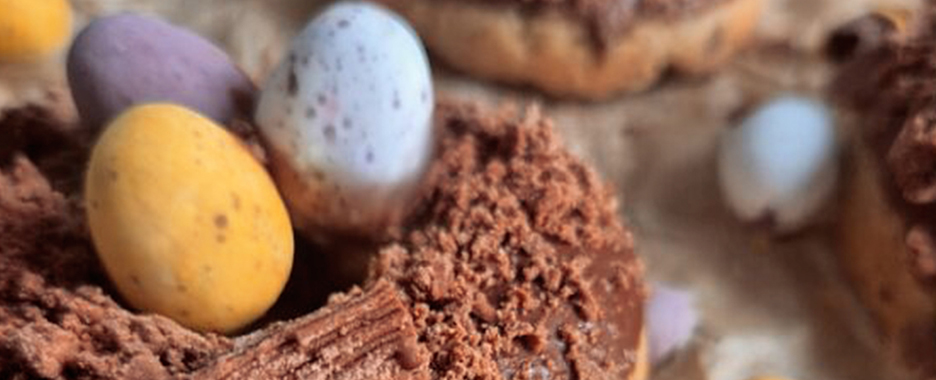 Cadbury Mini Eggs Chocolate Cookie Easter Nests