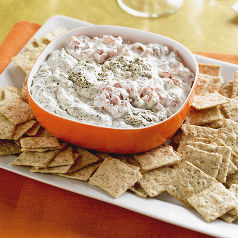 WHEAT THINS Pesto & Roasted Red Pepper Dip