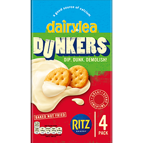 Dunkers with Ritz crackers
