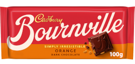 Cadbury Bournville Orange Dark Chocolate Bar 100G