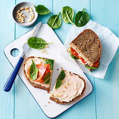 Chia Brot mit pikanter Chorizo