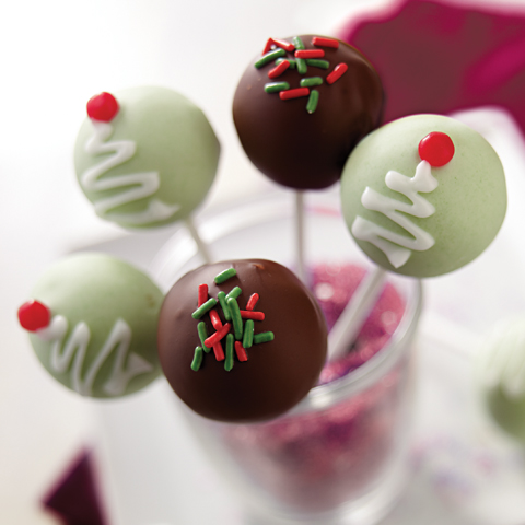 Christmas Tree OREO Cookie Ball Pops