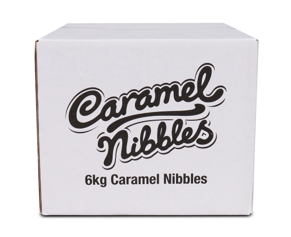 CADBURY DAIRY MILK CARAMEL NIBBLES Milk chocolates with a soft caramel centre (25 %)
