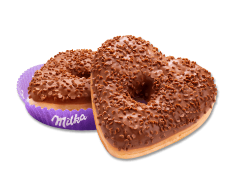 Milka Heart Donut