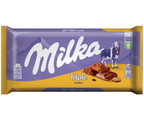 Milka Triple Caramel 90G
