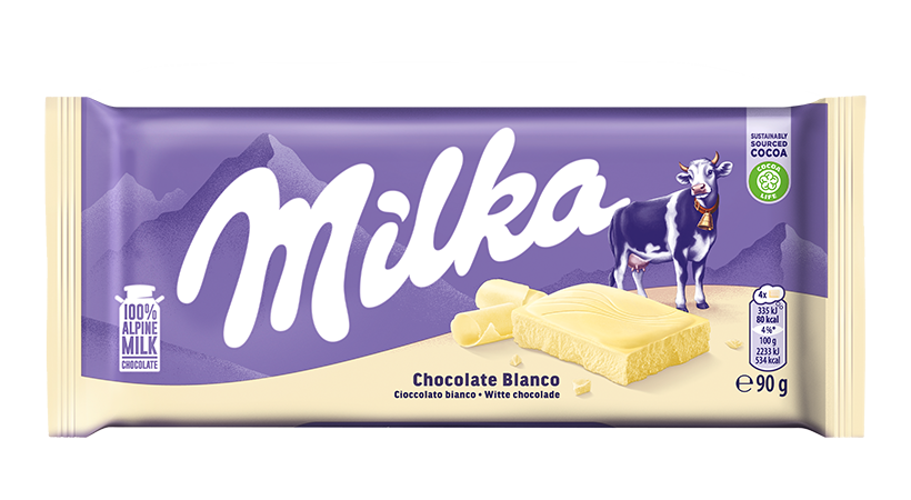 Milka Cioccolato Bianco 90g