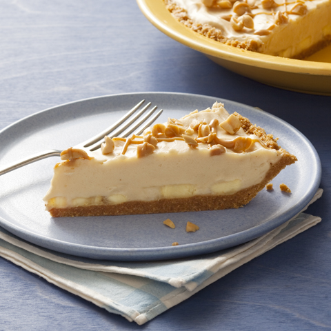 Tarte onctueuse au beurre d'arachide et à la banane P’TITE ABEILLE