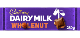 Cadbury Dairy Milk Wholenut Chocolate Bar 280g