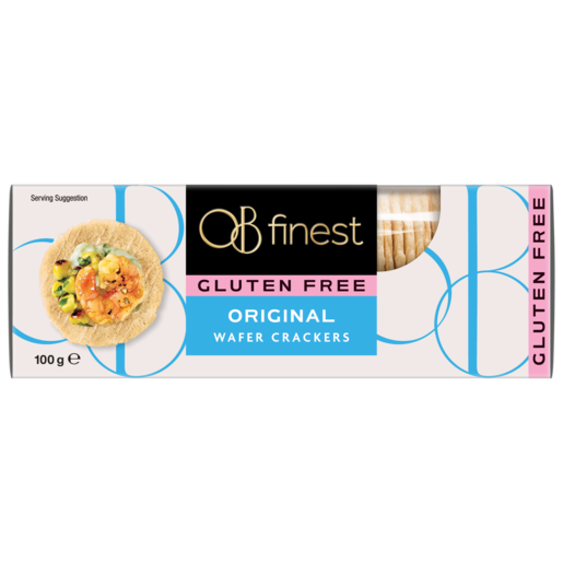 OB Finest Wafer Crackers Gluten Free Original 100g