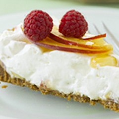 Tarte au citron et aux pêches P'TITE ABEILLE sans cuisson