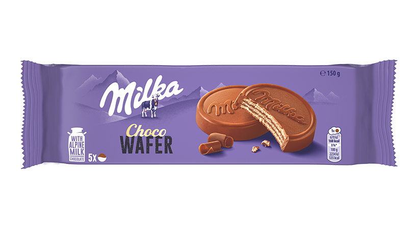 Milka Wafer Choco Leche 150g
