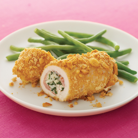 RITZ-Coated Rice & Ham-Stuffed Chicken Breasts