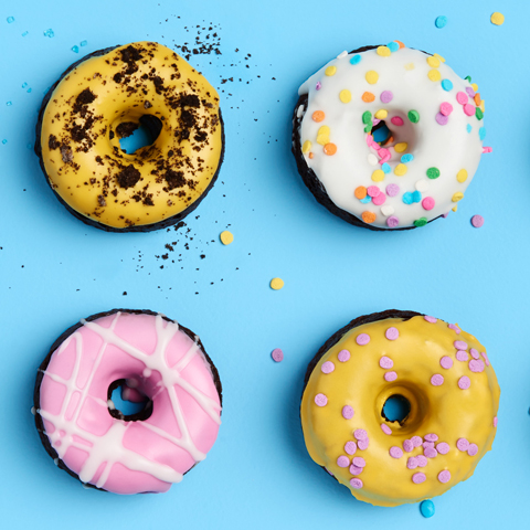 OREO Rainbow Doughnuts