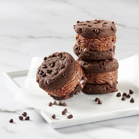Triple Chocolate CHIPS AHOY! Ice Cream Sandwiches 
