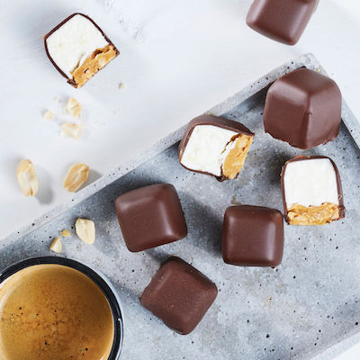 Erdnuss-Cheesecake-Bites