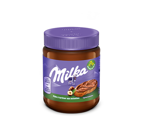 Pâte à tartiner aux noisettes Milka 350G