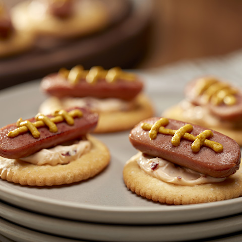 RITZ Chipotle-Cheese Hot Dog Topper