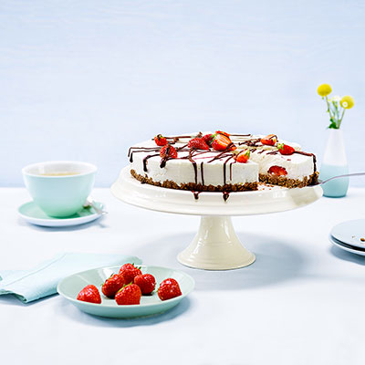 Erdbeer-Schoko Cheesecake