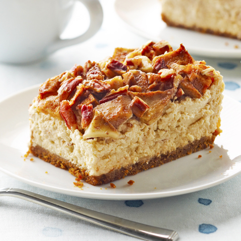 Gâteau au fromage aux pommes et aux pacanes P’TITE ABEILLE