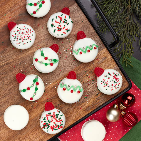 OREO White Fudge Covered Cookie Ornaments