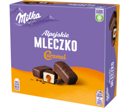 Milka Alpejskie Mleczko Caramel 350G