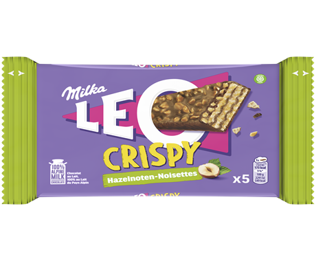 Milka Leo Crispy Hazelnoten