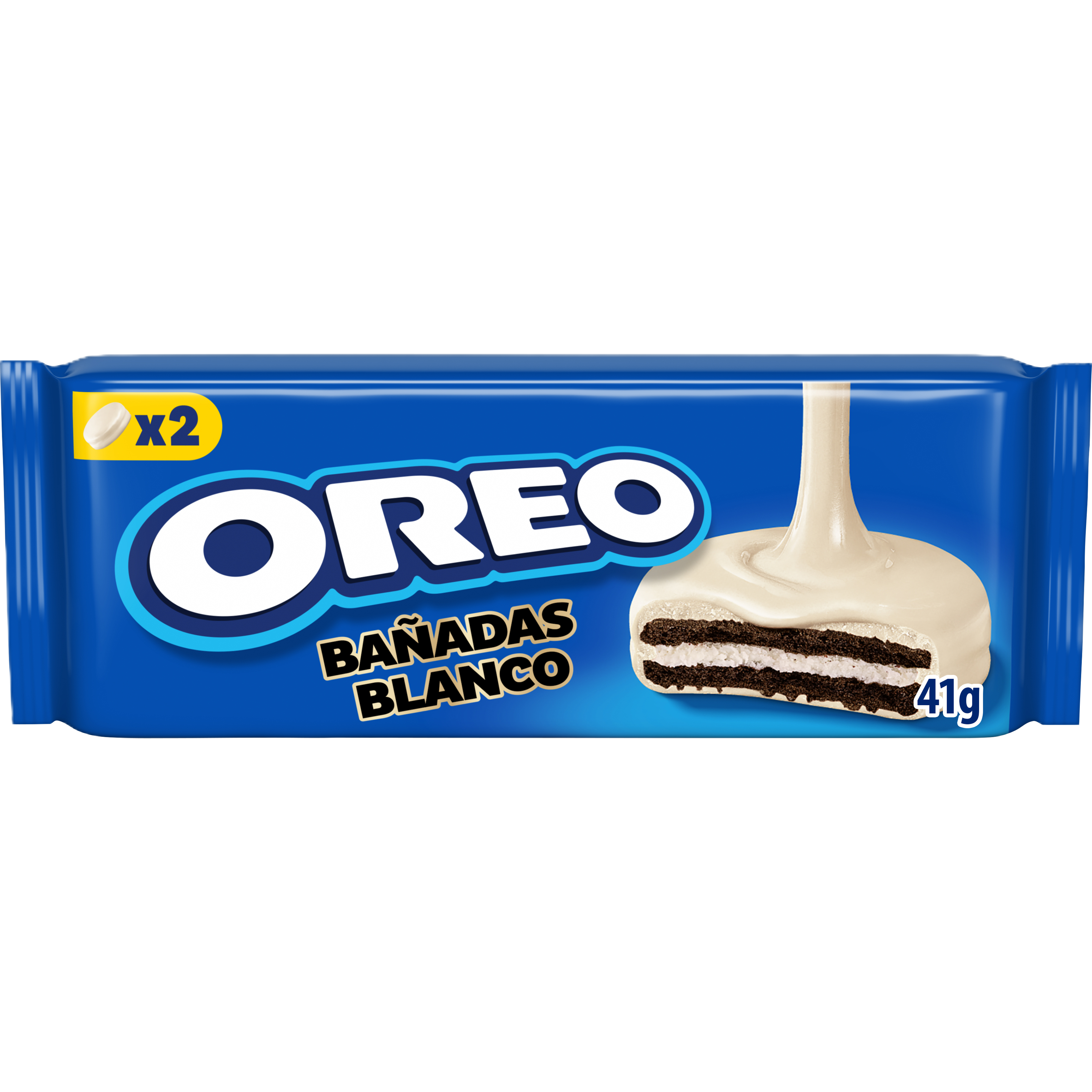 OREO BAÑADAS CHOCO BLANCO 41G
