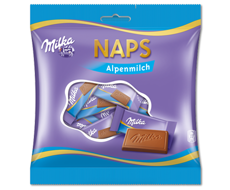 Milka Naps Beutel Alpenmilch 119g