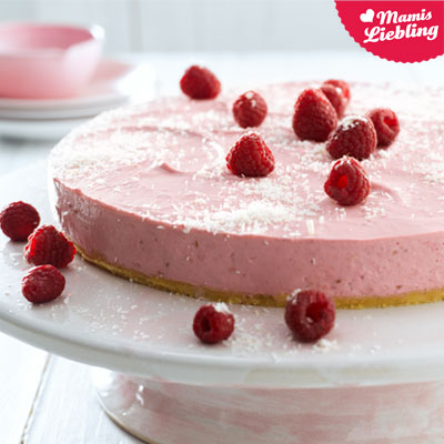 Himbeer-Kokos Cheesecake