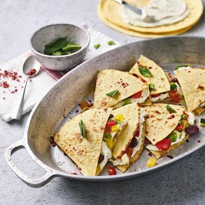 Gemüse Quesadillas