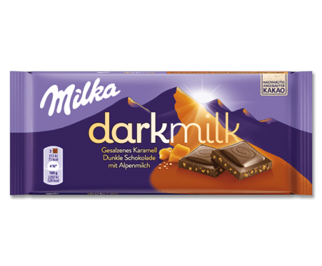 Milka Dark Milk Gesalzenes Karamell 85g