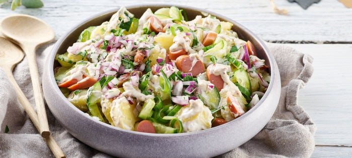 Kartoffelsalat mit Wiener Würstchen