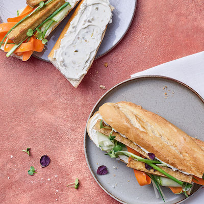 Banh Mi Style Baguette mit Philadelphia Jalapeño