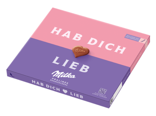 Milka Hab Dich lieb Erdbeercreme 110g