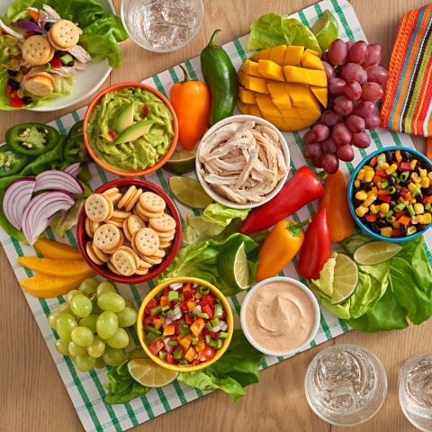 RITZ Bits Taco Wraps Snack Board