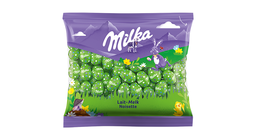 Milka Petits Oeufs De Pāques Lait Noisette 600g
