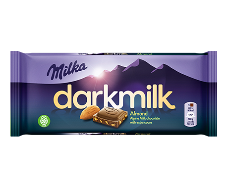 Milka Dark Milk Almond 85G