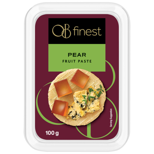 OB Finest Pear Fruit Paste 100g