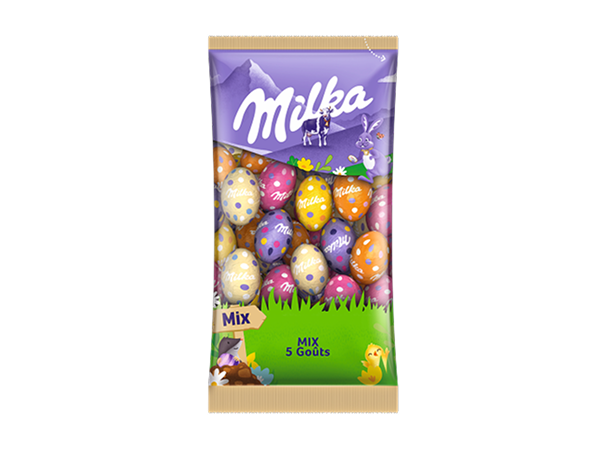Milka Petits Œufs Mix 5 Goûts 500g