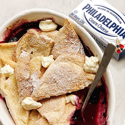 BLUEBERRY BREAD PUDDING