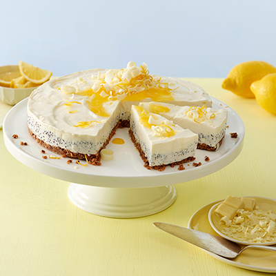 Gâteau Philadelphia Citron-Pavot