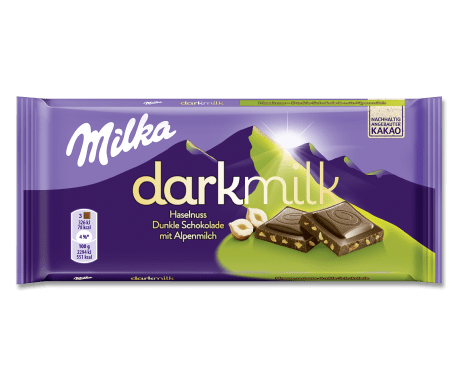 Milka Dark Milk Haselnuss 85g