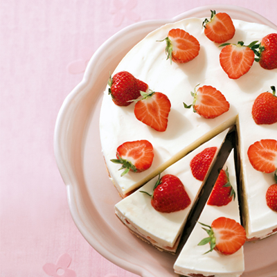 Erdbeer-Vanille Cheesecake