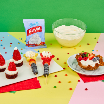 3 Recetas fáciles y rápidas con Chantilly Royal