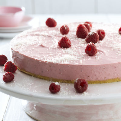 Himbeer-Kokos Cheesecake