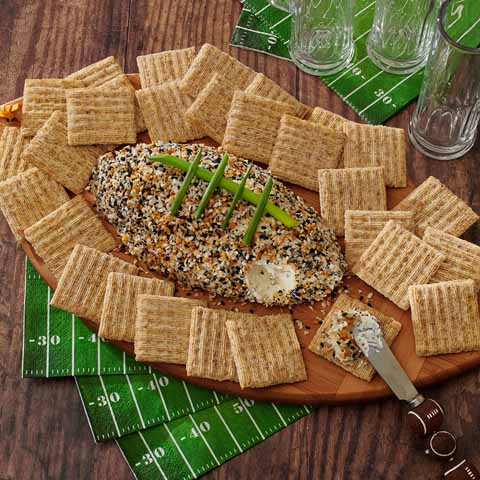 Everything Goes Better with TRISCUIT Cheesy Football