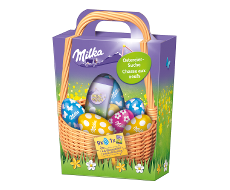 Milka Egg Hunt Basket 162G