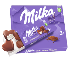 Milka Eiskonfekt-Herzen 3x8x10ml