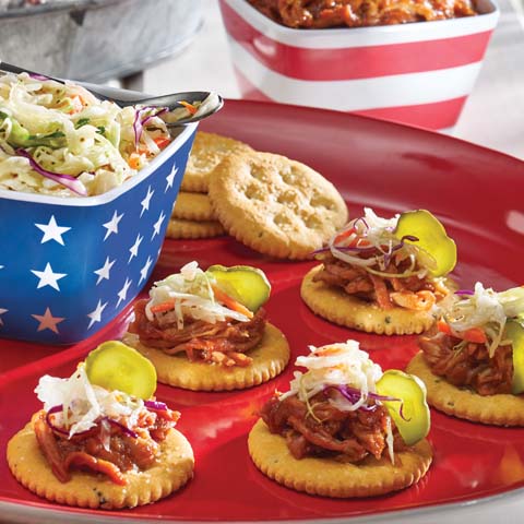 RITZ Pulled Pork Snackers